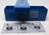 3 Kennedy Half $ PCGS PR69DCAM Portrait Label; 2010-S; 11-S; 12-S+ PCGS slab box