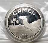 1913-1993 Joe Camel Tobacco .999 Silver Round 1 oz PF