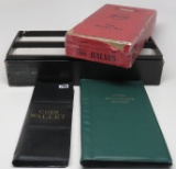 Used Supplies: Vintage Meghrig Coin Storage Box, Coin Wallet, Mini Stock Book (80 pocket), Double 2x