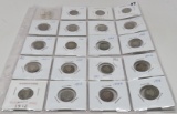 20 Barber Dimes avg AG-G vinyl pg: 1893, 98, 99, 00, 02, 2-03, 2-05, 06, 07, 08PD, 09, 11PD, 12, 13,