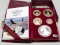 1995W American Eagles 5 Coin Gold & Silver 10th Anniversary Proof Set complete, Key Date, Hard to fi