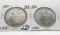 2 Morgan $: 1885-O CH BU lightly toned, 1886 Unc