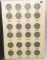 Library of Coins Jefferson Nickel Album, 1938-74D (individual dts unchecked), 101 Coins, avg circ-Un