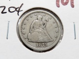 Twenty Cent Piece 1875S Fine