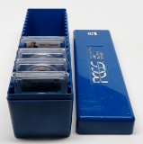 4 PCGS PR69 DCAM Kennedy Half $ in PCGS plastic slab box: 1981S TY1, 82S, 83S, 84S