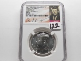 2014D Kennedy 50th Anniversary High Relief Silver Half $ NGC Early Release SP69