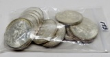 Silver Mexico Mix: 5-1964 Un Pesos .0511 ASW each; 12-1968 .720 Silver 25 Pesos, each .5208ASW.  Tot