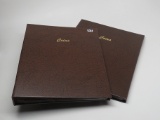 2 Dansco No.7000 Coin Stock Books, each with 9-12 Coin 2x2 pages, no coins.  Appear gently used-unus
