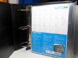 Premium 3 Ring Large Notebook with 2 New Leuchtturm 9 hole slab pages.  Perfect for keeping your sla