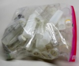 60 used Plastic Coin Tubes, most penny size.  No coins