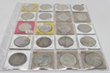 20 Silver Morgan $ in 2x2's: 10-1921, 6-1921D, 4-1921S