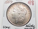 Morgan $ 1889 Unc nicely toned