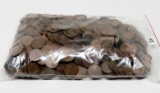 1000 M/L Lincoln Wheat Cents, unsearched by us