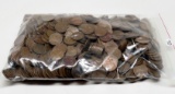 1000 M/L Lincoln Wheat Cents, unsearched by us