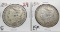 2 Morgan $: 1890S VG, 1897 EF