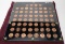 Lincoln Memorial Cent Set in Capitol Plastic, 60 Unc-BU Coins, 1959-1976S. Includes Lg/Sm Dts & PF.