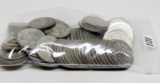2 Rolls (40 each) Silver Washington Quarters assorted dates
