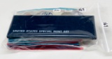 9+ US Mint Sets, no outer envelopes:  1965 SMS, 1966 SMS, 70, 2-71, 2-72, 73, 74, 74D