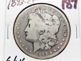 Morgan $ 1893CC G/VG, better date