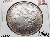 Morgan $ 1885 Unc light toning