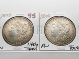 2-1898 Morgan $ AU toned