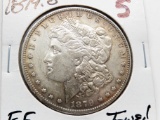 Morgan $ 1879-O EF toned