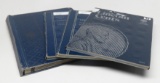 4 Lincoln Cent Albums, avg circ, no keys, total 335 Coins (297 Wheat, 38 Memorial), 1909 VDB-1974S.