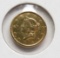 1851 Gold $1 Type 1 F rev damage