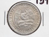 1946 Iowa Commemorative Half $ AU