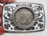 1922 Peace $ Belt Buckle