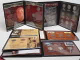 5 Nickel Coin Collections in folders: Last 3 V Nickels; 2 Coin 1st & Last V; 3 Coin Buffalo; 3 Coin