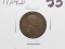 Lincoln Cent 1924D VF, better date