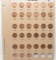 33 Lincoln Wheat Cents in Dansco page, Unc-BU, 1947-1958D