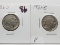 2 Buffalo Nickels: 1926S G, 1931S F