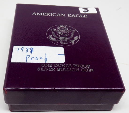 Silver American Eagle Proof 1987 complete