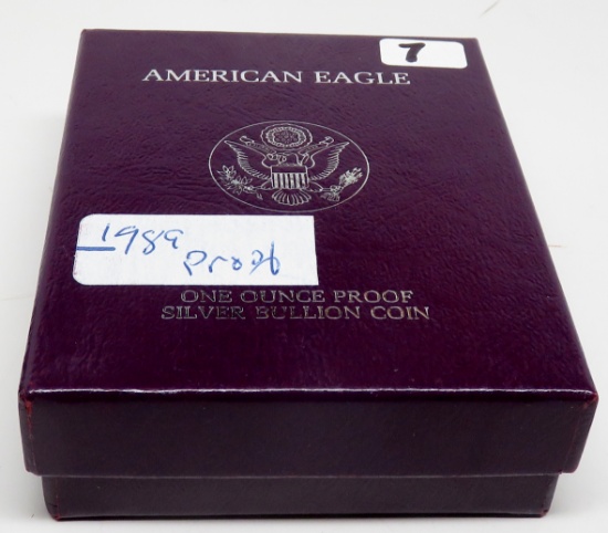 Silver American Eagle Proof 1989 complete