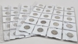 80 Silver Washington Quarters, G & up, in 2x2 vinyl pages: 1932, 34PD, 35PDS, 36PDS, 37PDS, 38PS, 39