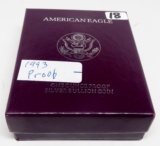 Silver American Eagle Proof 1993 complete