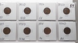 8 Lincoln Cents EF-CH AU: 1931PD, 1932PD,, 1933PD, 1934PD