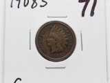 Indian Cent 1908S Good better date