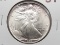 Silver American Eagle BU 1986 light obv toning