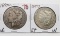 2 Morgan $: 1897-O VG, 1897S EF cleaned