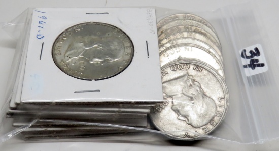 20 Silver Franklin Half $