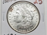 Morgan $ 1884-O CH BU tone spot