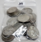 40 Silver Washington Quarters