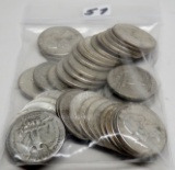 40 Silver Washington Quarters