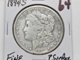 Morgan $ 1894S Fine ?surface better date