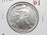 Silver American Eagle BU 1992