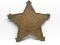 St Joseph MO 1899 Jubilee Week Star-Shaped Token/Medal, top hole for hanging