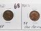 2 Lincoln Cents: 1911D CH EF, 1911S EF obv cleaned